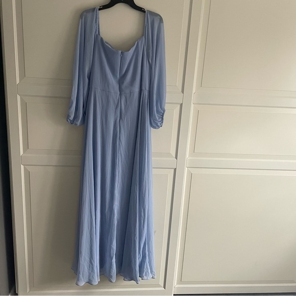 Vivian Diamond Dessy Collection 3104 Sheer Off Shoulder Dress 30846 - Picture 3 of 6